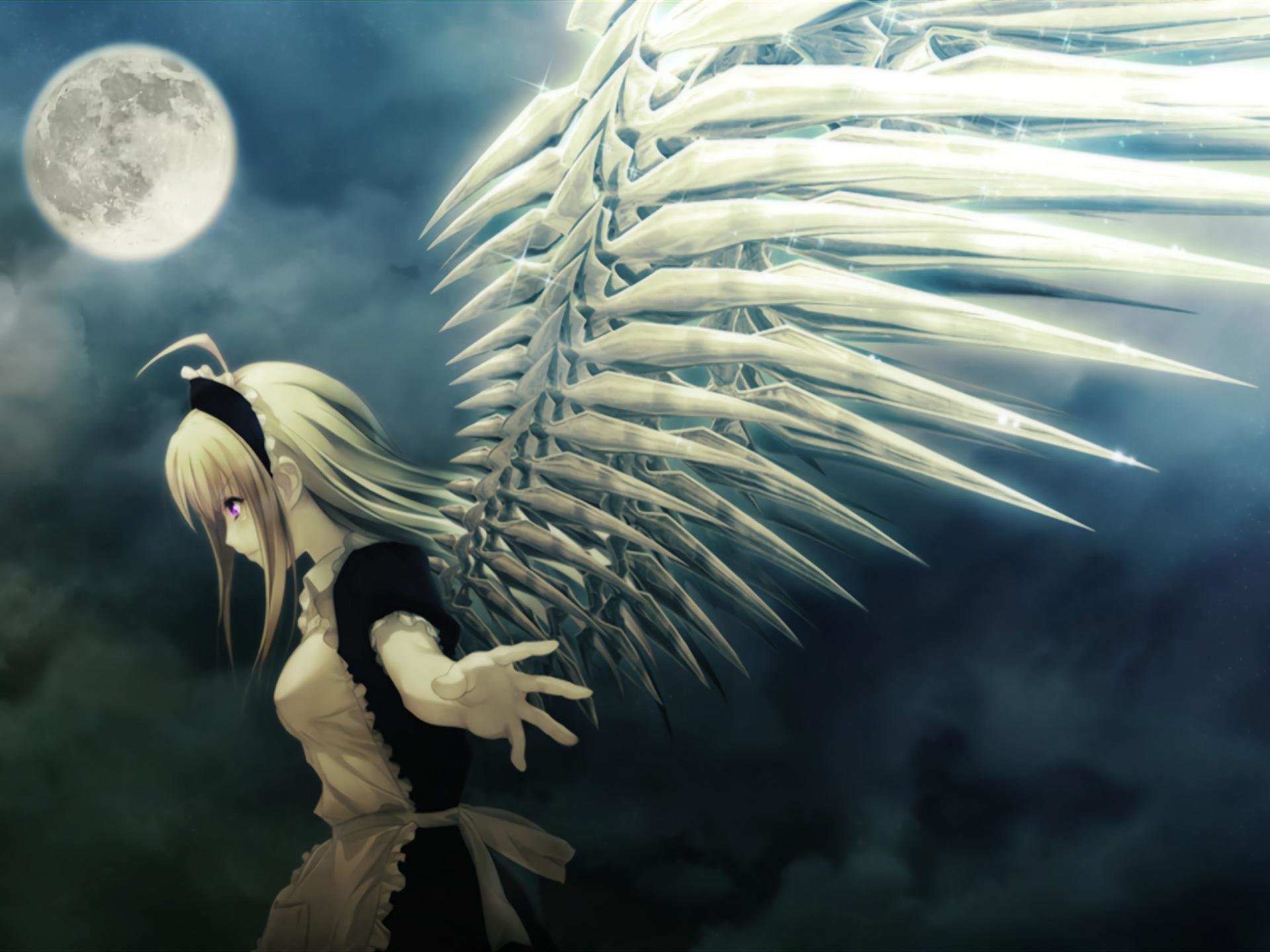 Free download Angel Anime background ID:61901 hd 1920x1440 for PC