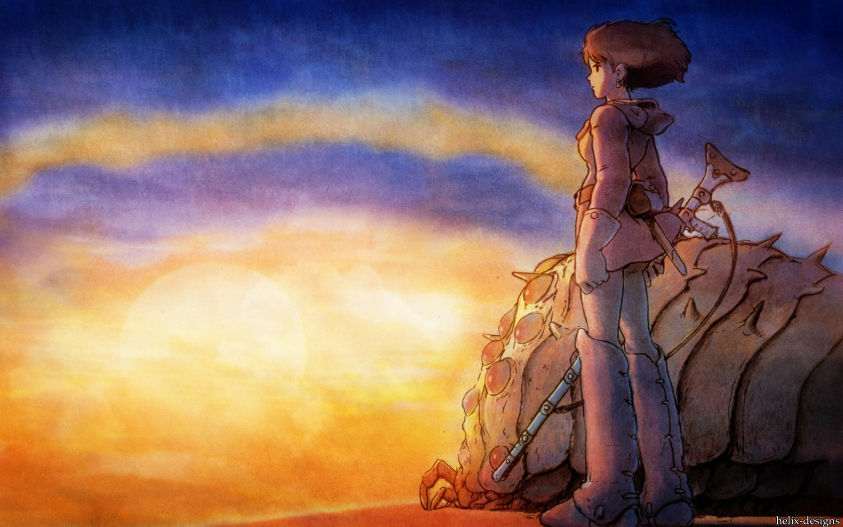 High resolution Nausicaa Of The Valley Of The Wind hd 1680x1050 wallpaper ID:315374 for computer