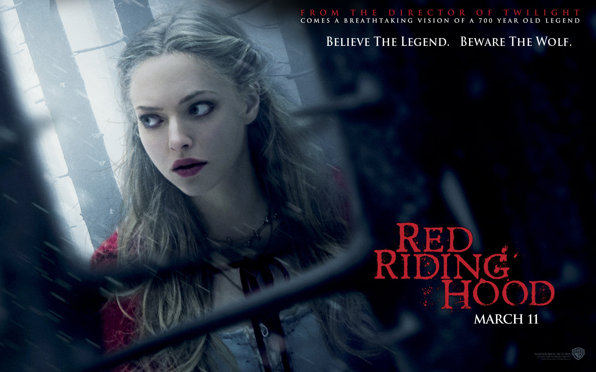 Download hd 1920x1200 Red Riding Hood Movie PC background ID:397980 for free