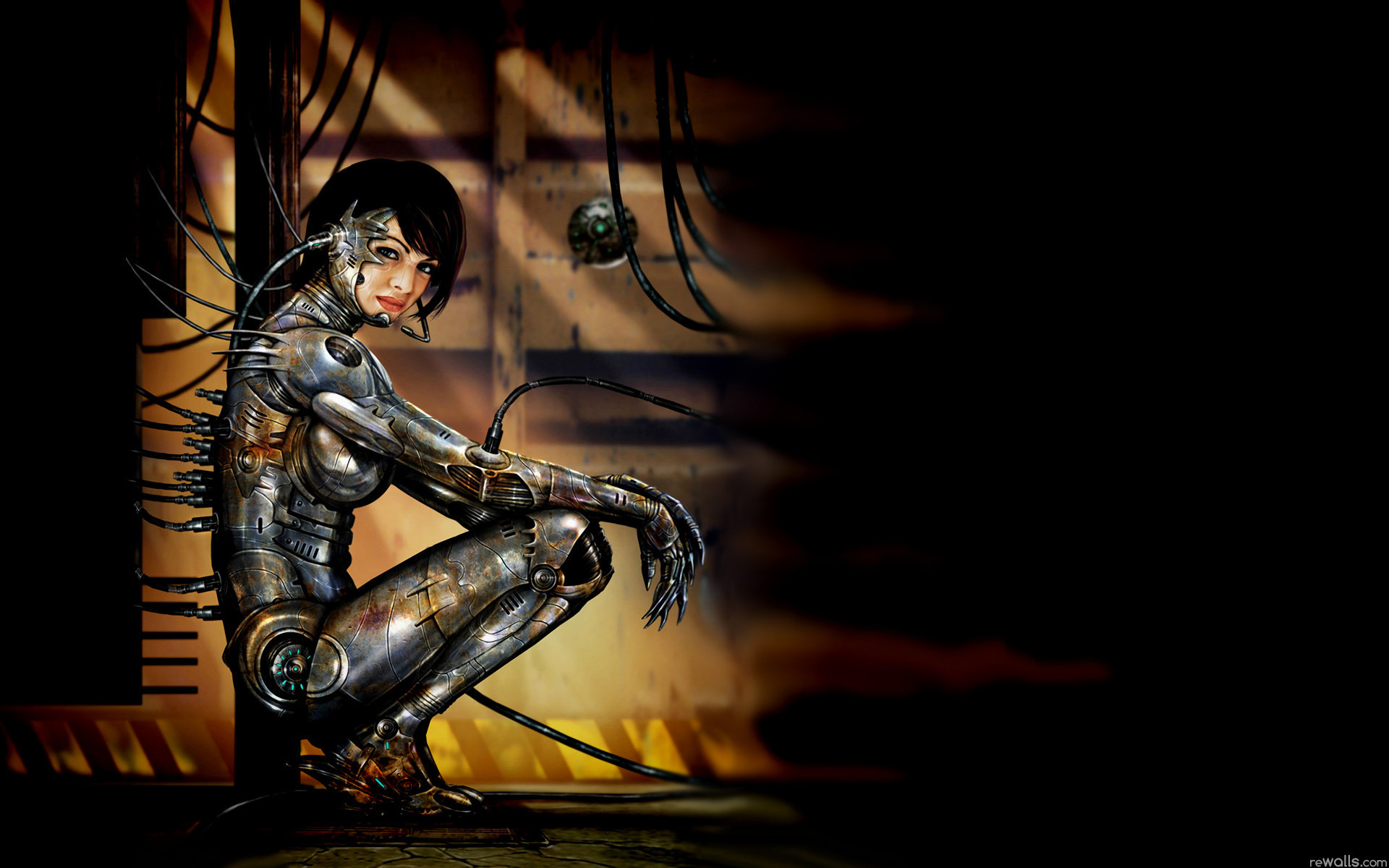 Download hd 1920x1200 Cyborg computer wallpaper ID:236137 for free