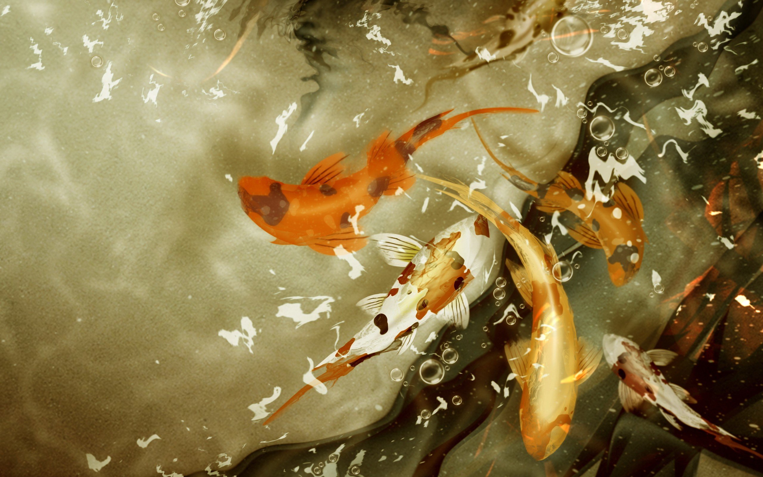 Awesome Koi free background ID:134440 for hd 2560x1600 computer