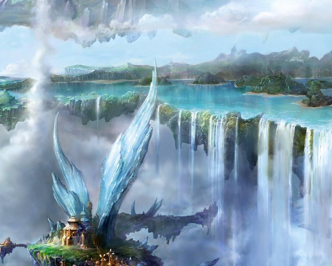 Free download Fantasy landscape wallpaper ID:143146 hd 1280x1024 for computer