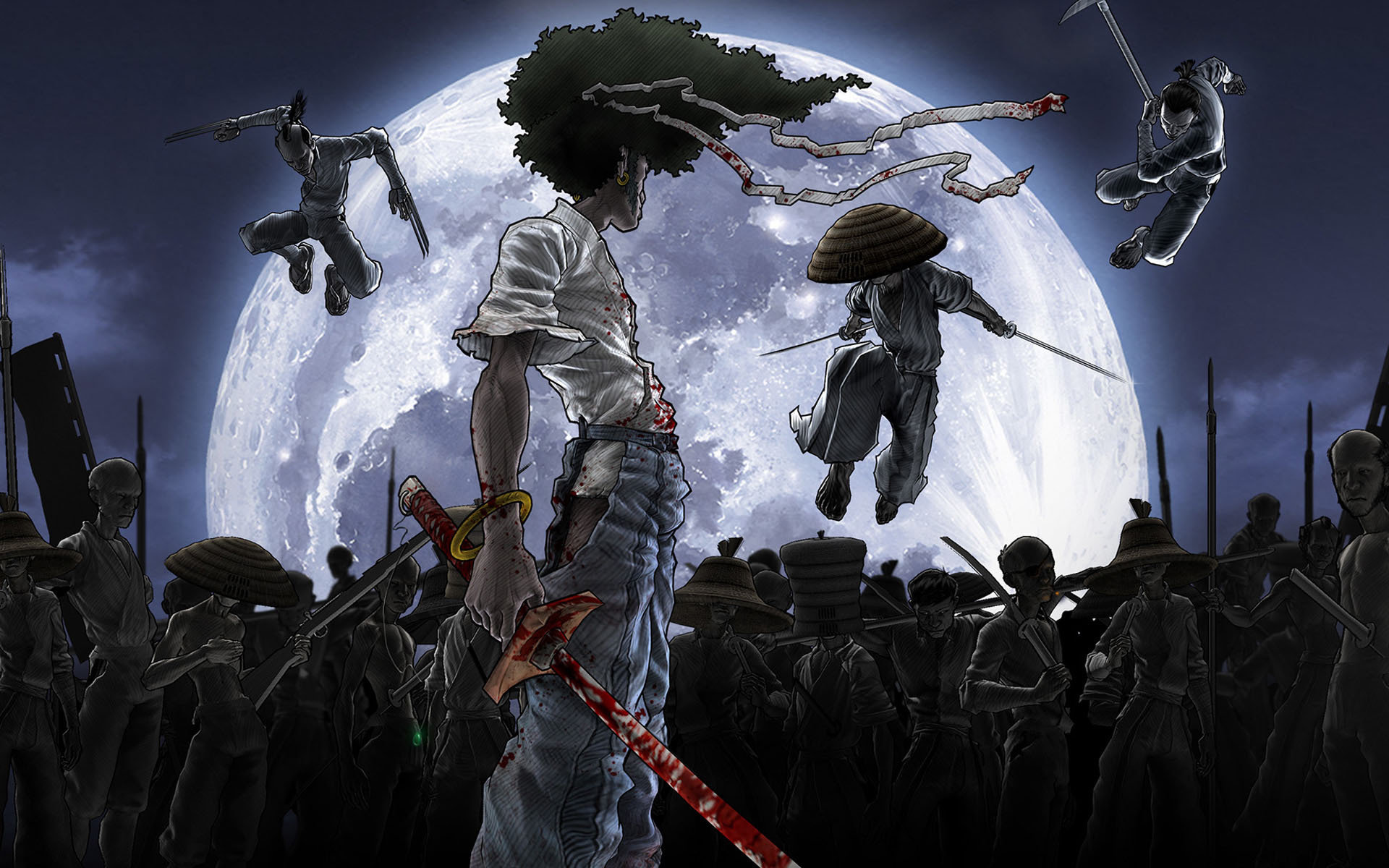 Free download Afro Samurai background ID:329117 hd 1920x1200 for computer