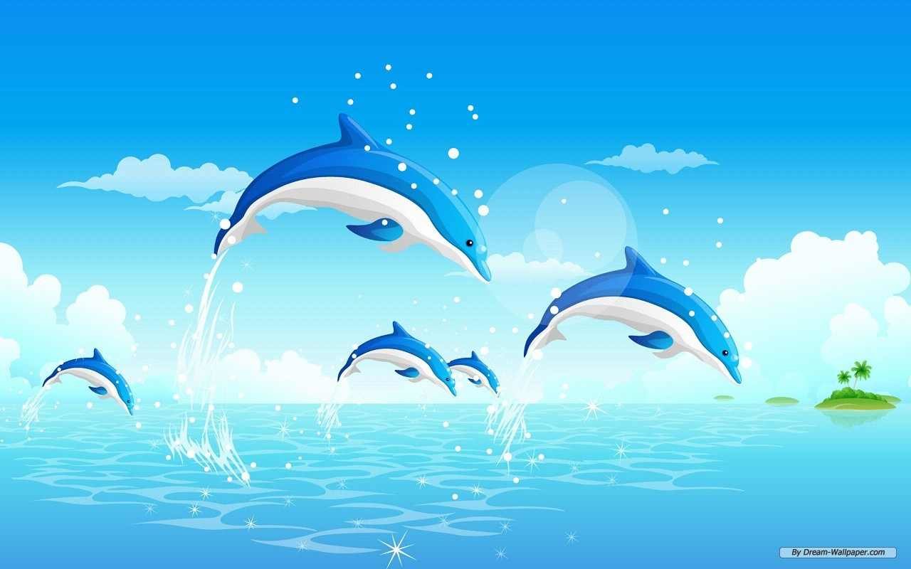 Free download Dolphin background ID:248441 hd 1280x800 for PC