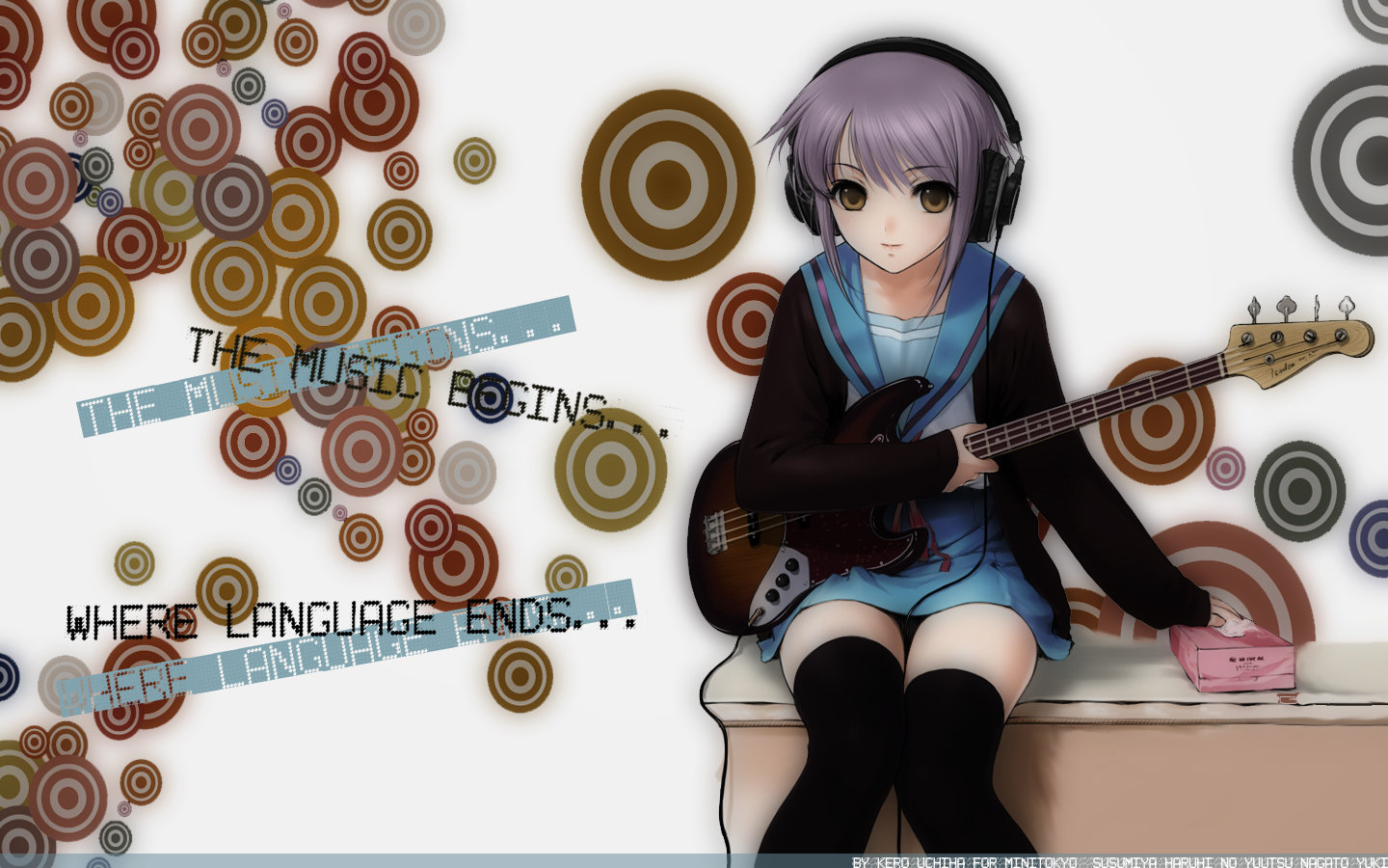 High resolution The Melancholy Of Haruhi Suzumiya hd 1440x900 background ID:139148 for computer
