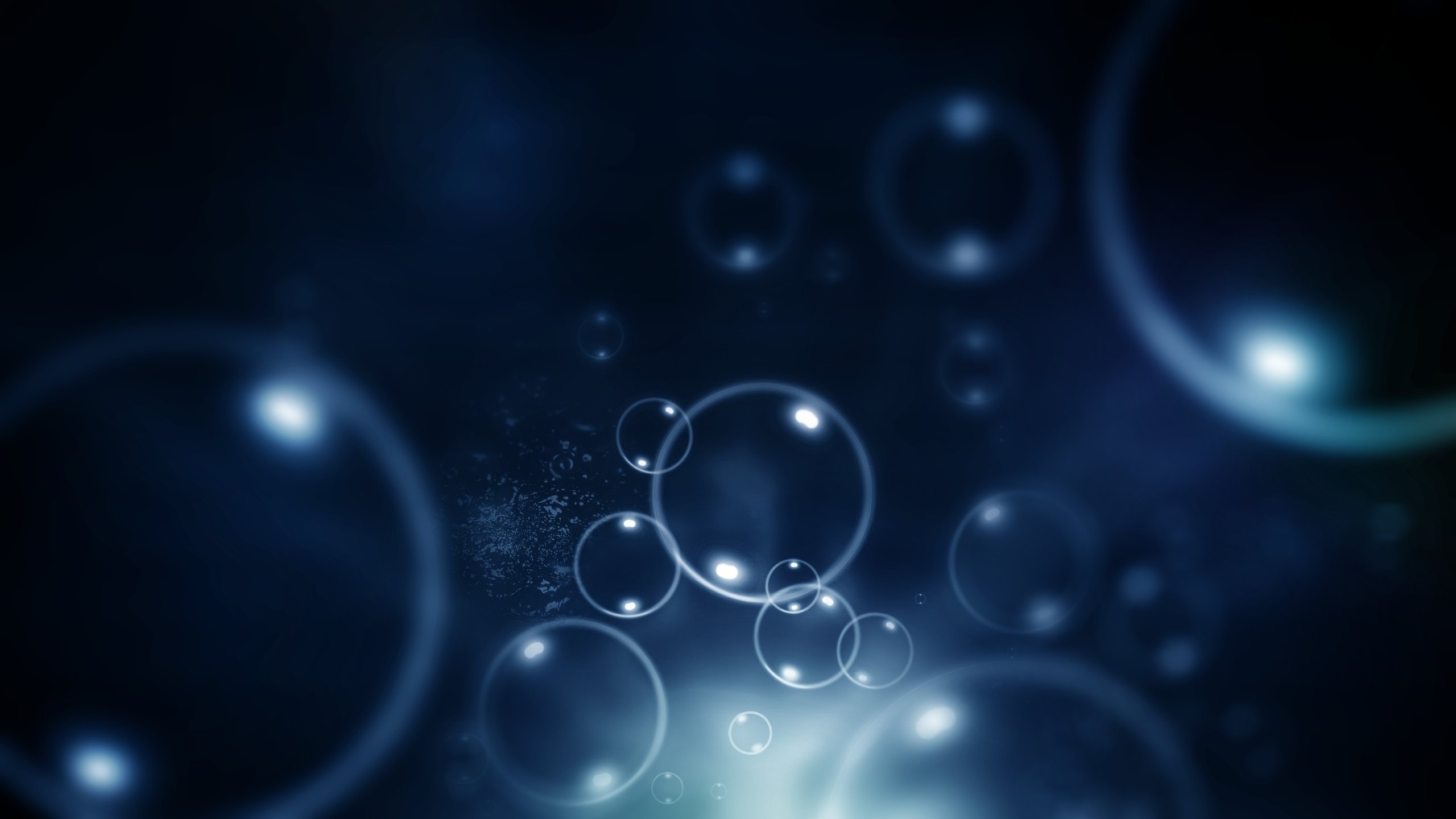 Download hd 2560x1440 Abstract bubble computer background ID:374618 for free