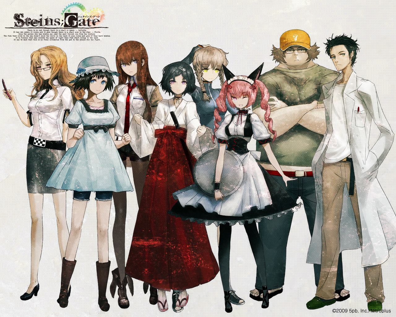 Free download Steins Gate background ID:316072 hd 1280x1024 for PC