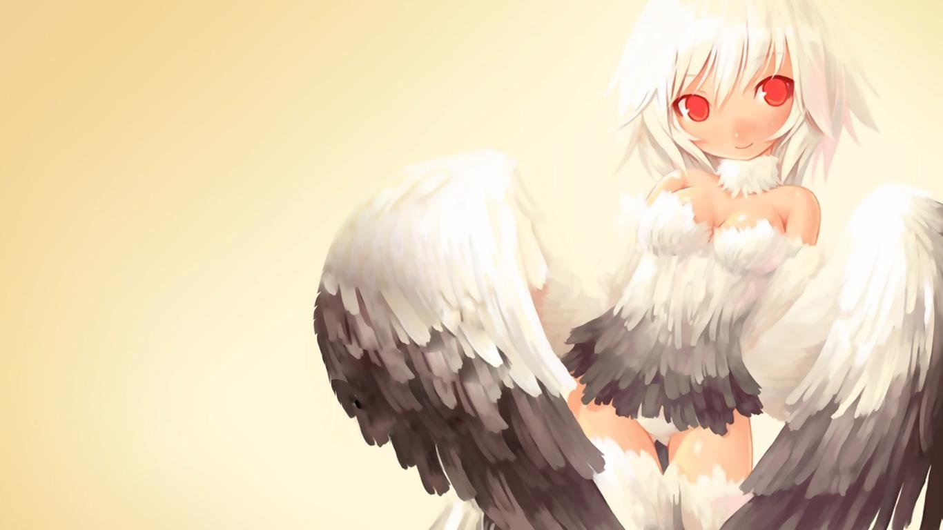 Free Angel Anime high quality background ID:61887 for 1366x768 laptop computer