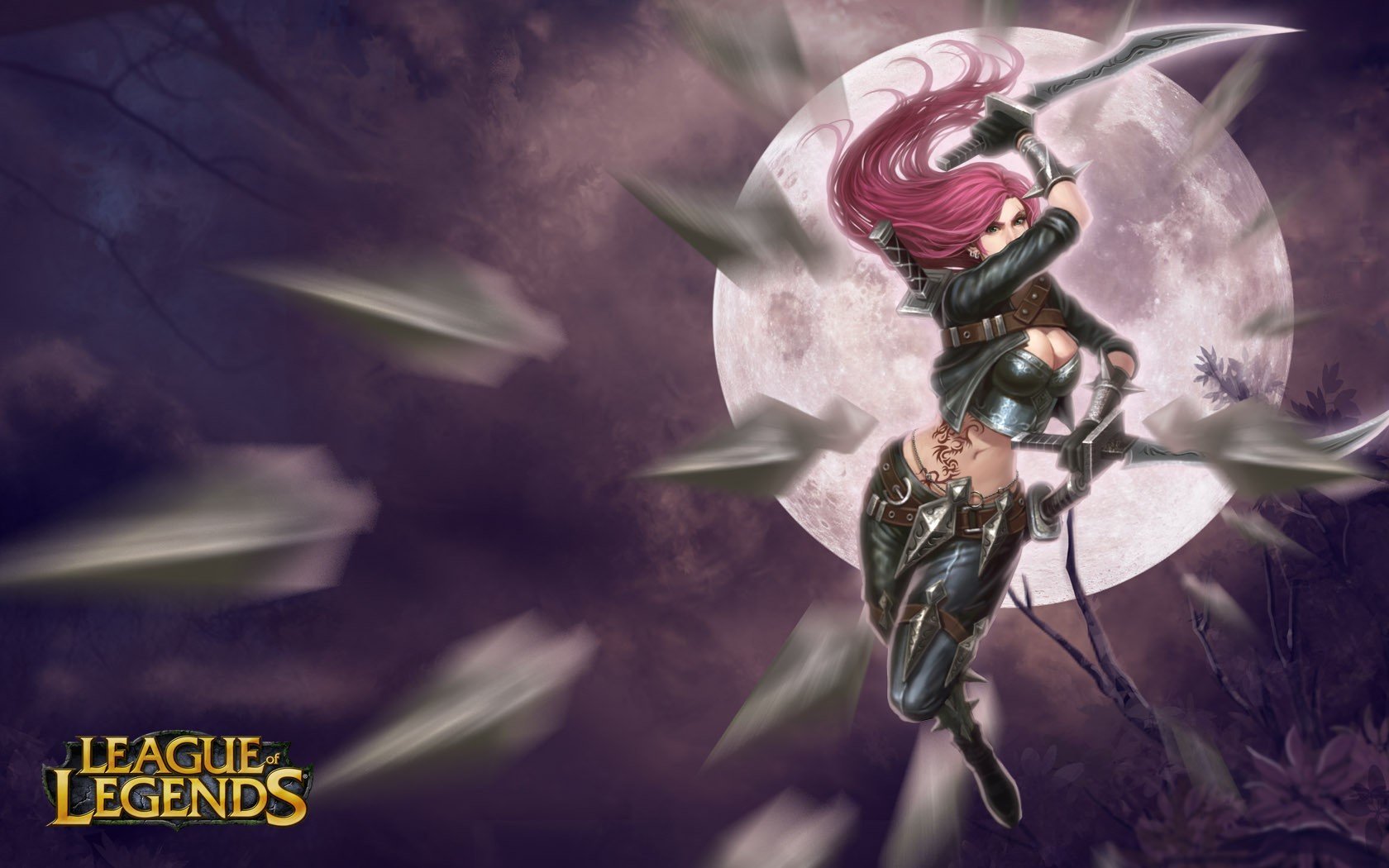Free download Katarina (League Of Legends) wallpaper ID:171995 hd 1680x1050 for computer