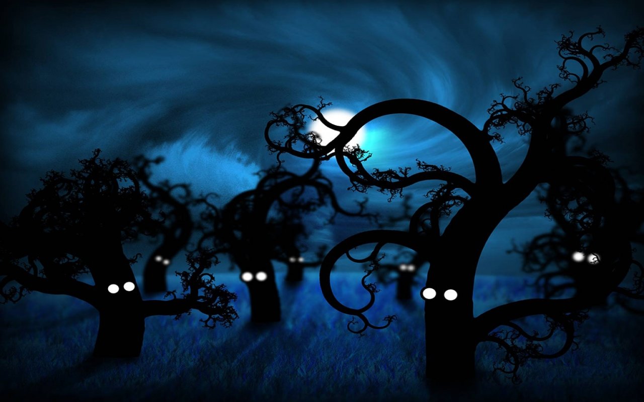Free Dark forest high quality background ID:90356 for hd 1280x800 computer