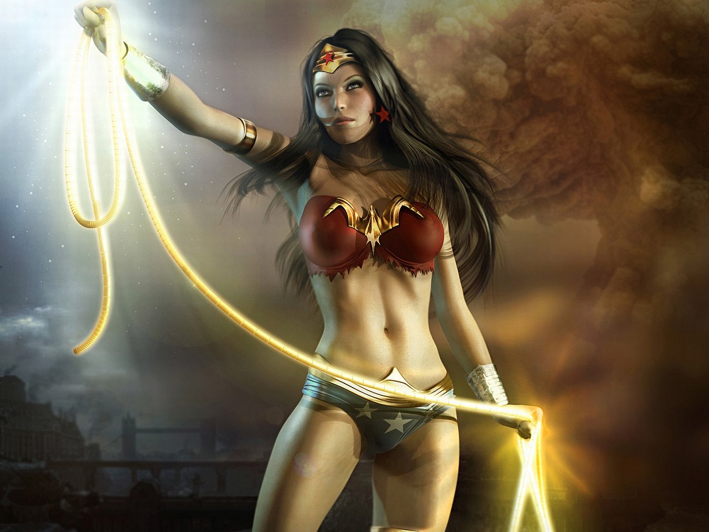 High resolution Wonder Woman hd 1440x1080 wallpaper ID:240291 for PC