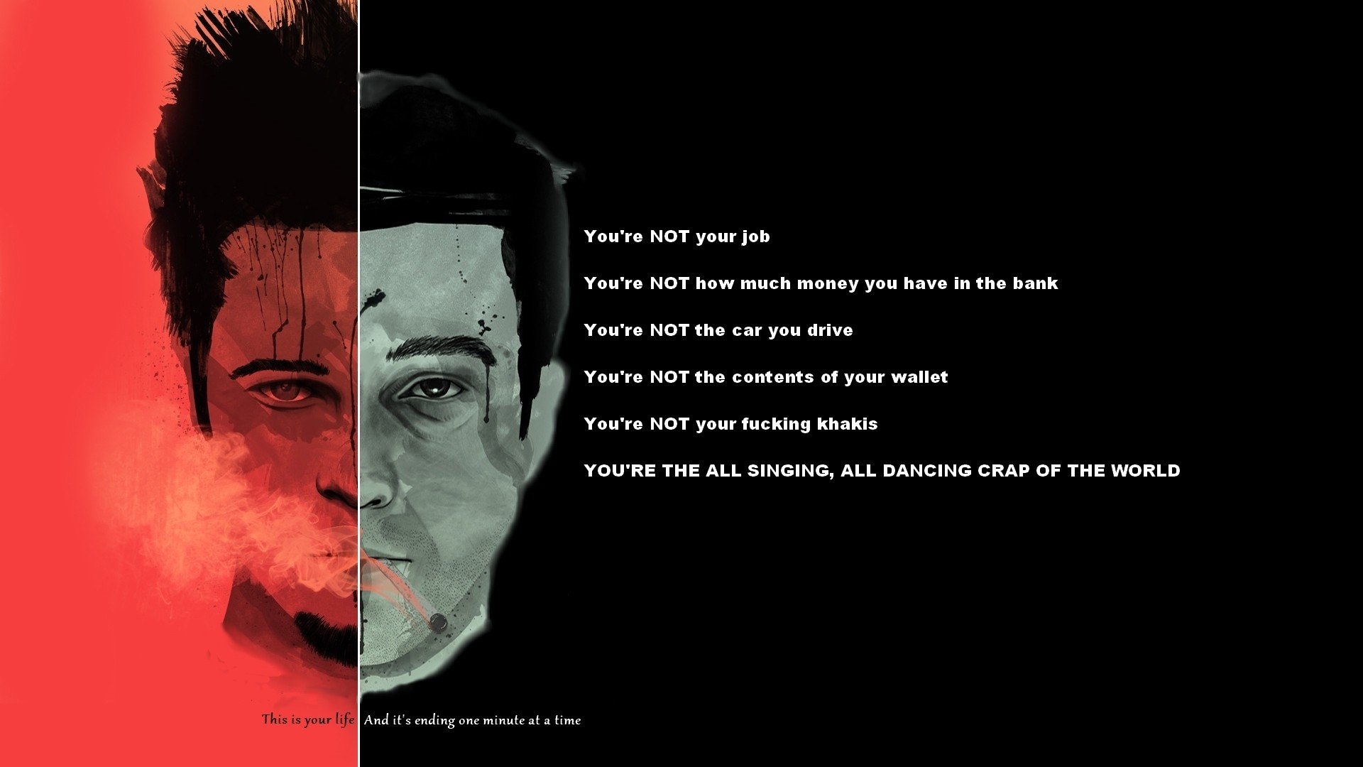 Awesome Fight Club free wallpaper ID:48277 for 1080p PC