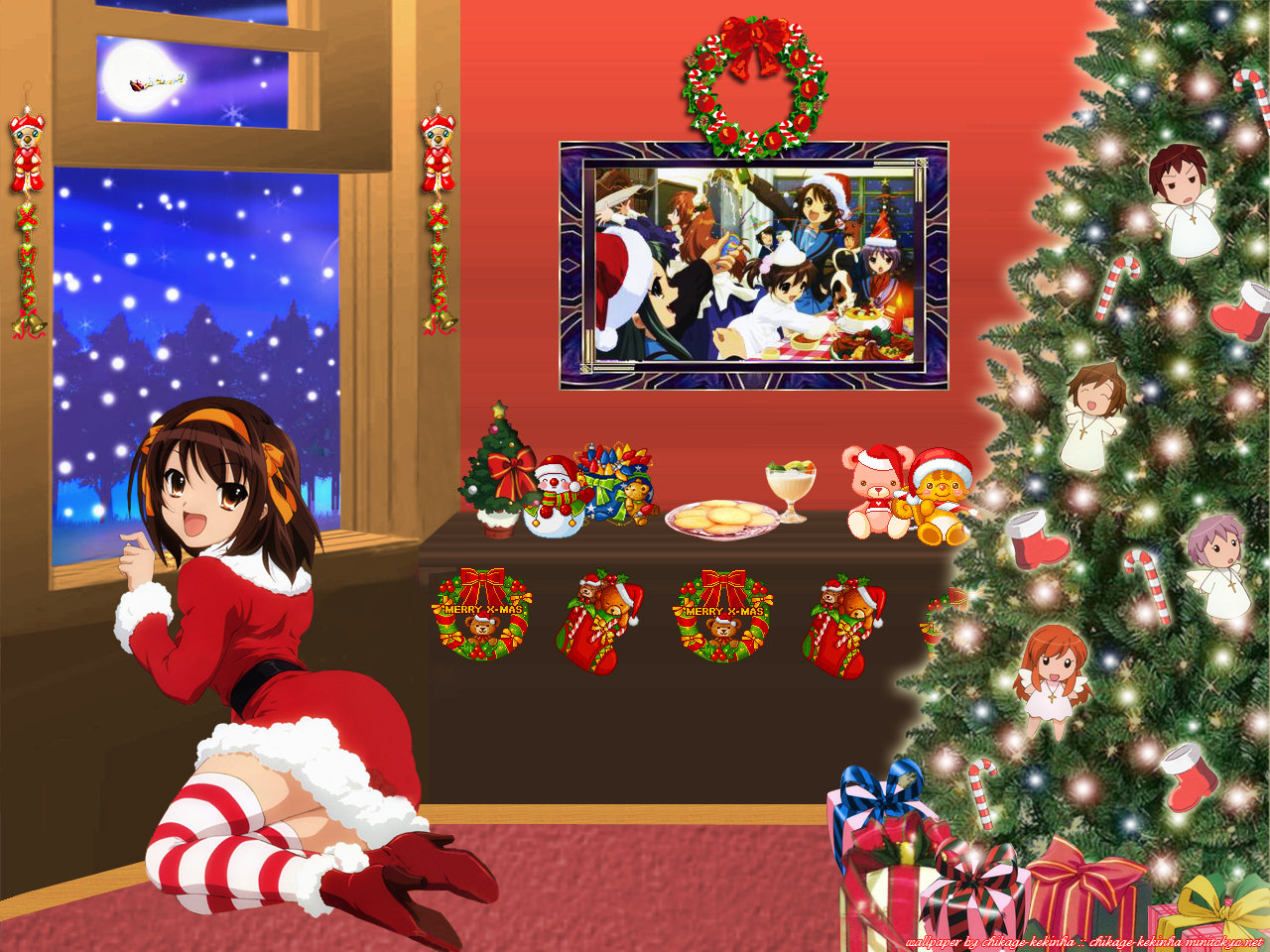 Best Christmas Anime background ID:24875 for High Resolution hd 1280x960 desktop