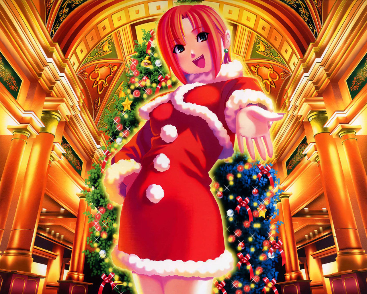 Awesome Christmas Anime free wallpaper ID:24897 for hd 1280x1024 computer