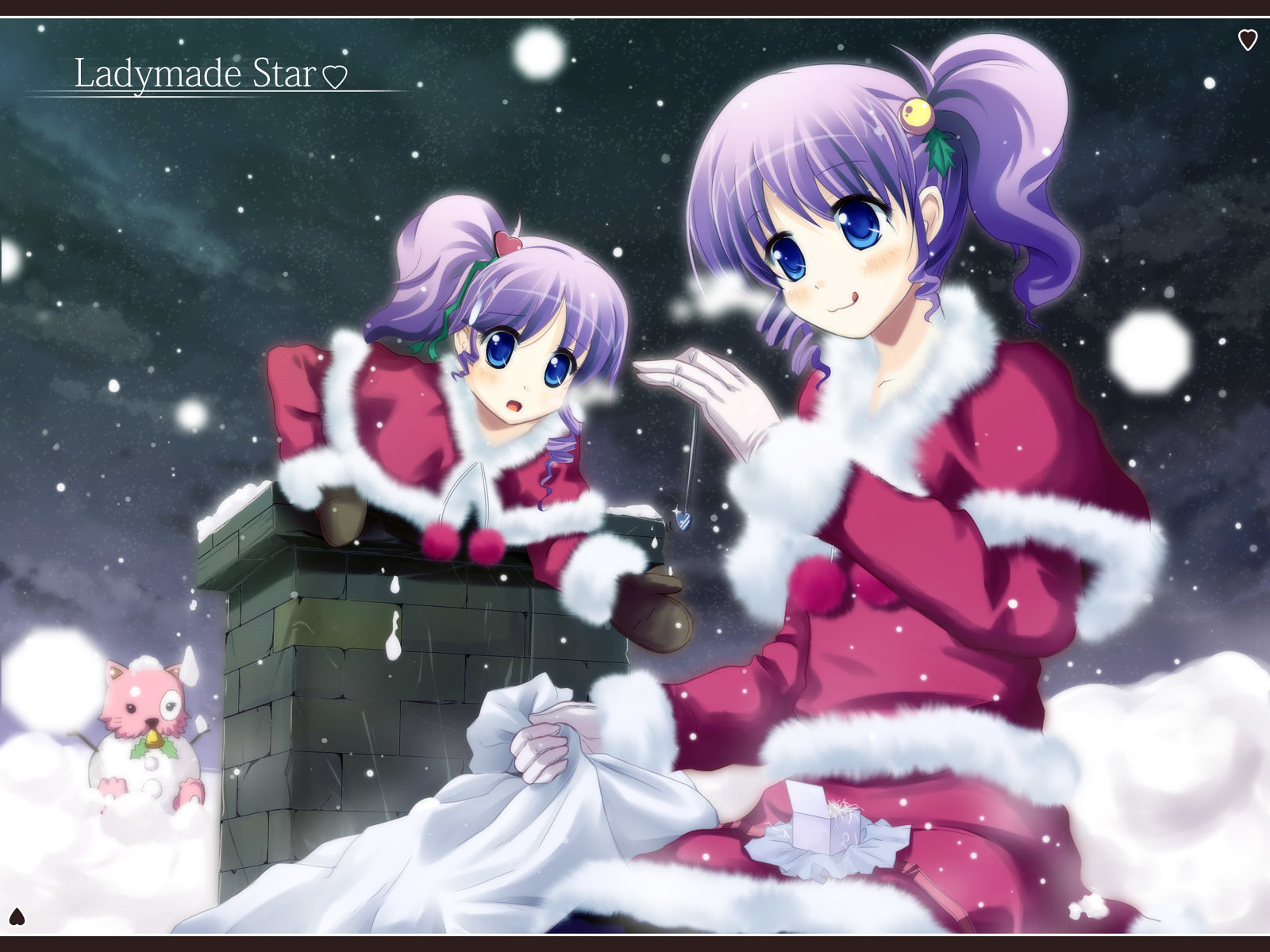 Download hd 1600x1200 Christmas Anime computer wallpaper ID:24870 for free