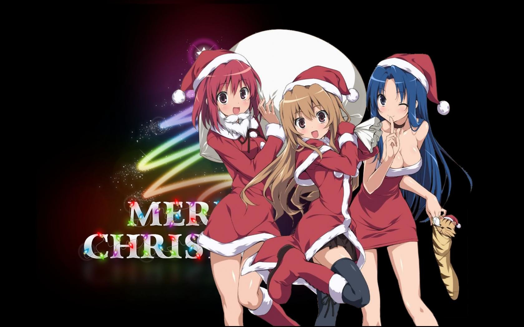 Best Christmas Anime wallpaper ID:24849 for High Resolution hd 1680x1050 computer