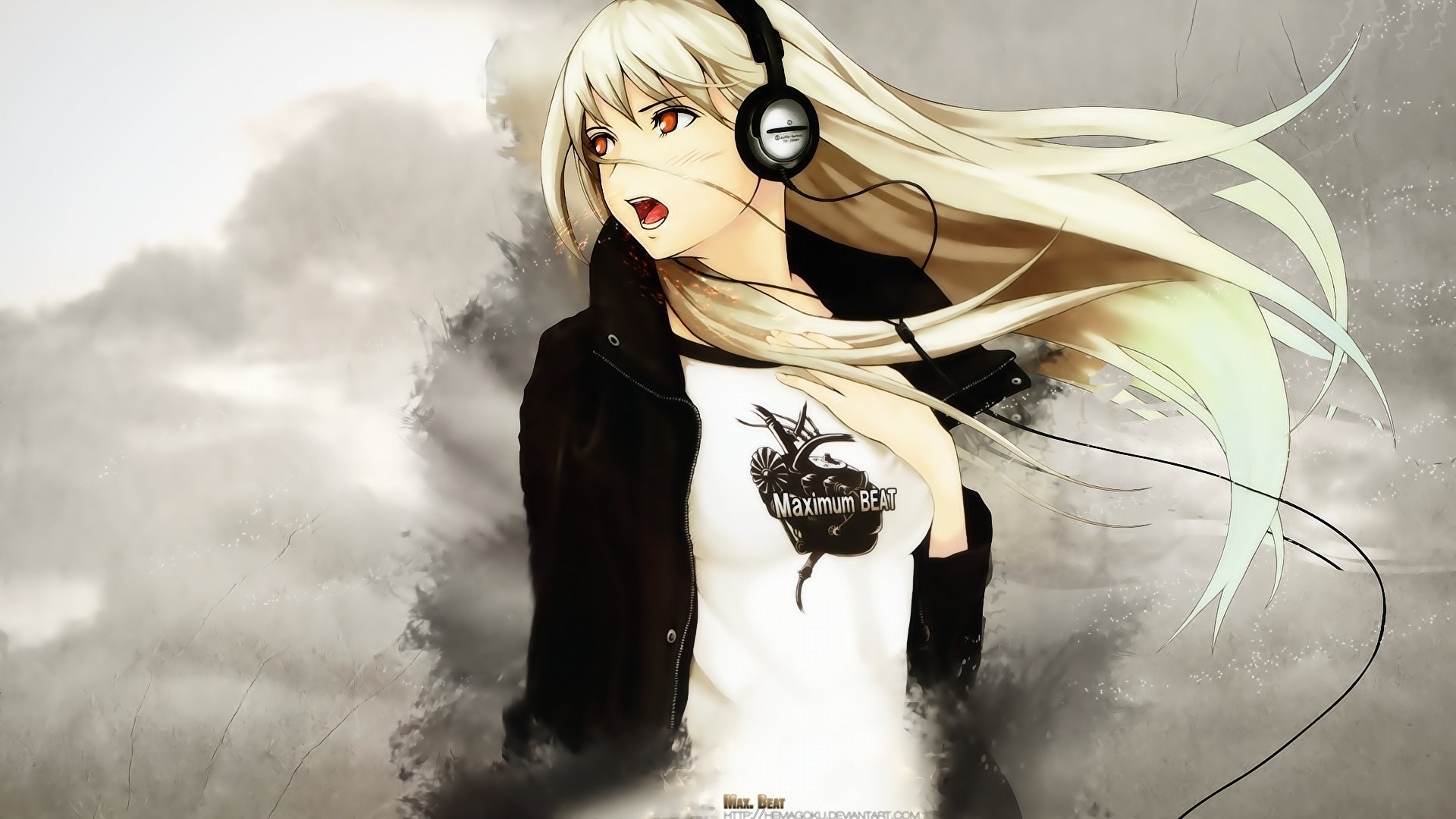 Free Headphones Anime high quality background ID:142290 for hd 1920x1080 PC