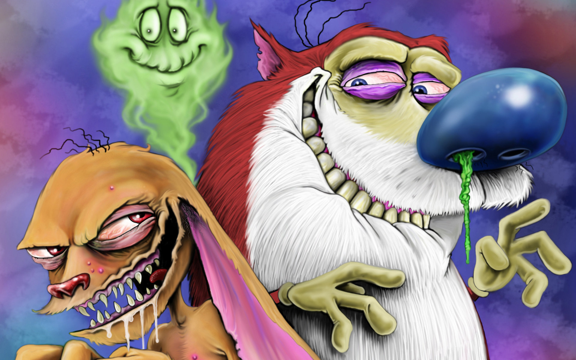 Awesome Ren And Stimpy free wallpaper ID:210246 for hd 1920x1200 desktop