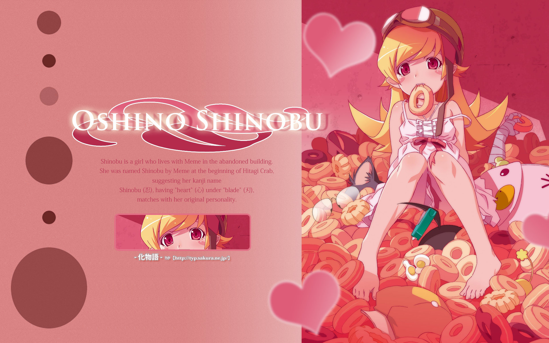 High resolution Shinobu Oshino hd 1920x1200 background ID:108929 for desktop