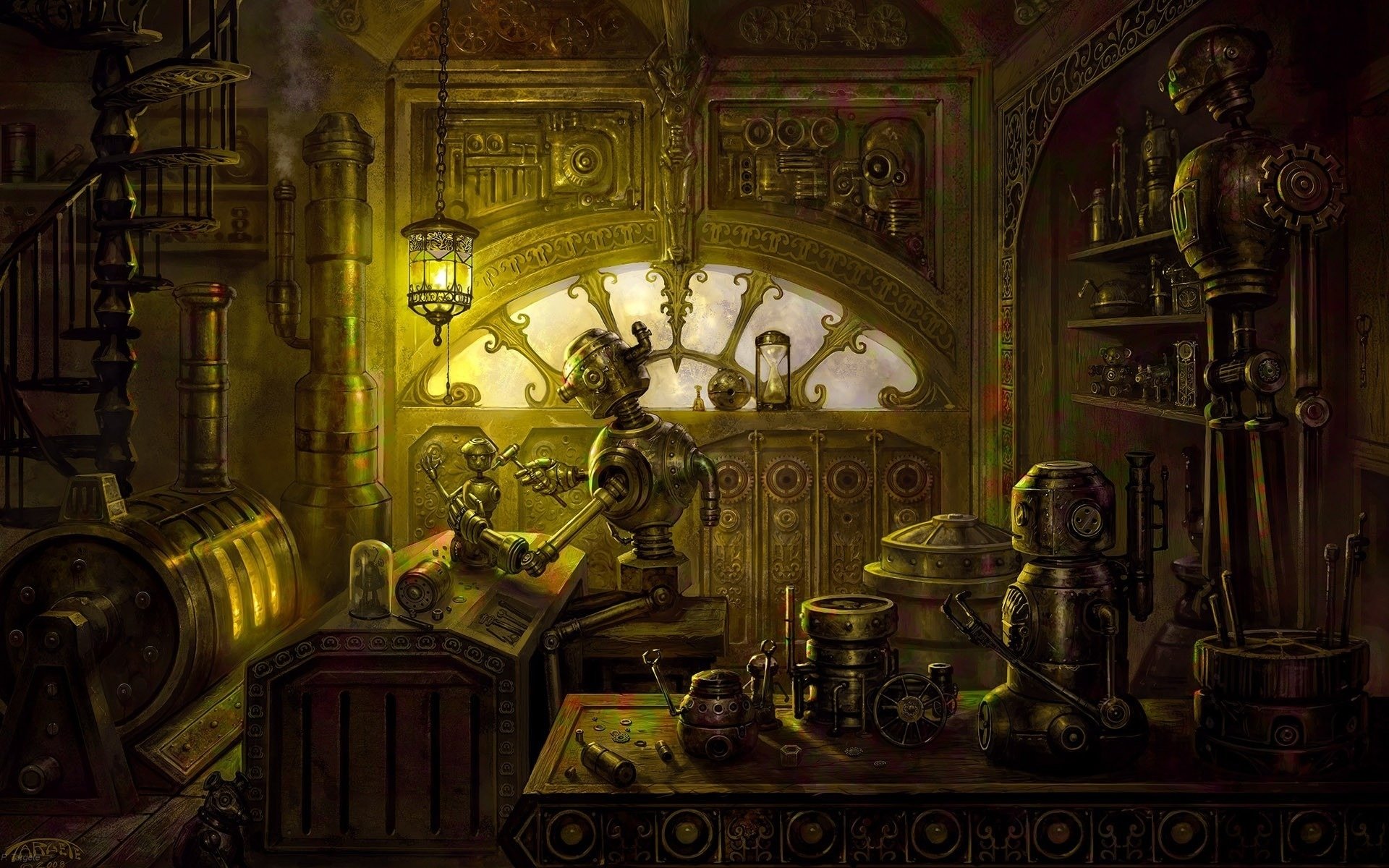 High resolution Steampunk hd 1920x1200 background ID:10356 for PC