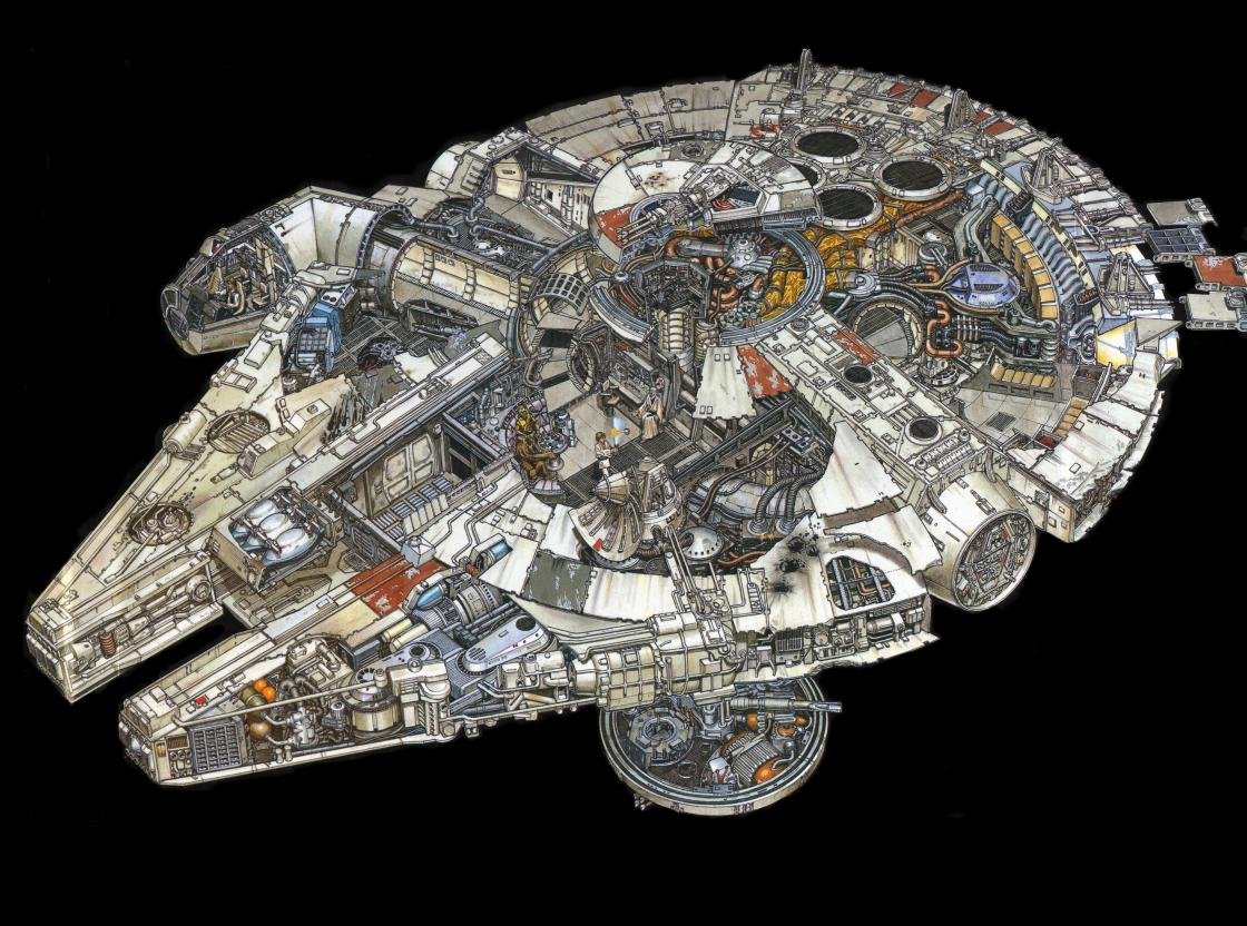 Free download Millennium Falcon background ID:459945 hd 1120x832 for computer