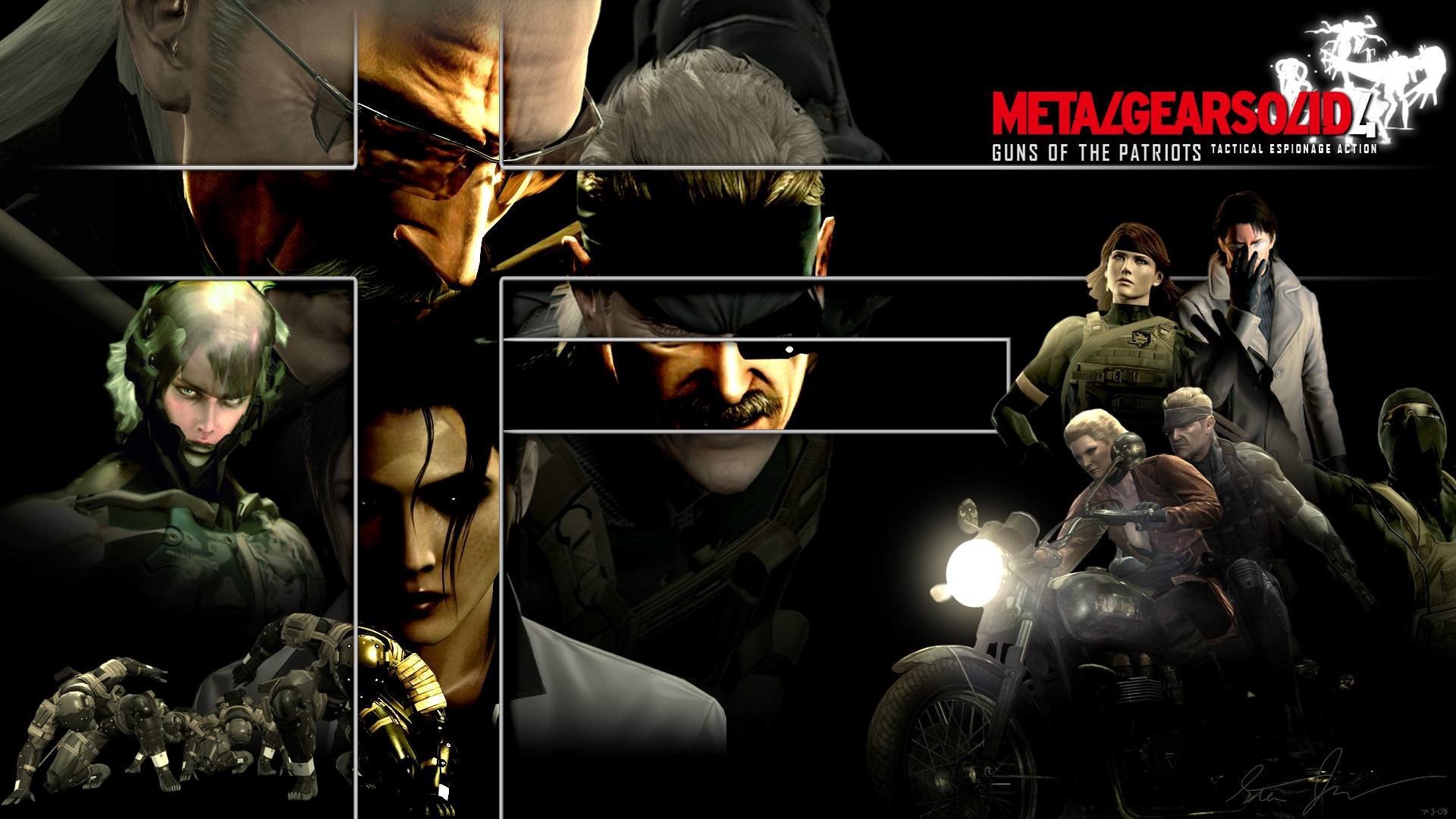Best Metal Gear Solid 4: Guns Of The Patriots (MGS 4) background ID:419883 for High Resolution full hd 1920x1080 desktop