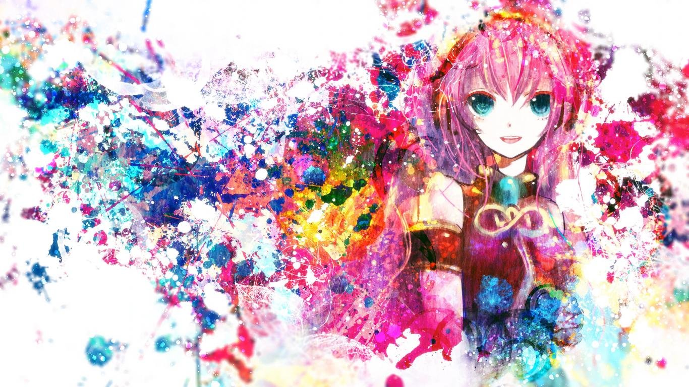 Download hd 1366x768 Luka Megurine computer background ID:908 for free