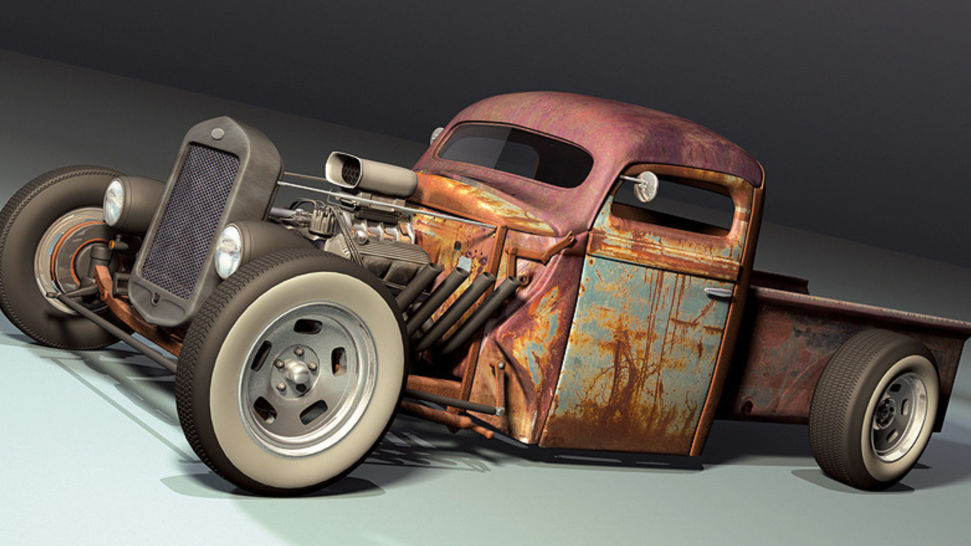 Download full hd 1920x1080 Rat Rod computer background ID:391120 for free