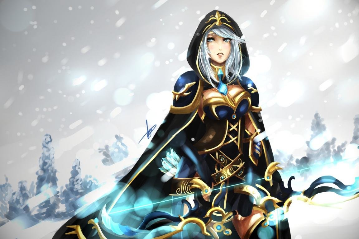High resolution Ashe (League Of Legends) hd 1152x768 background ID:172480 for desktop