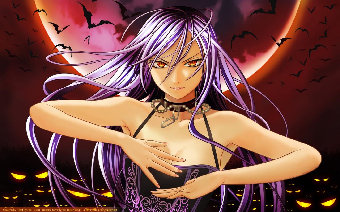 Free Rosario + Vampire high quality background ID:164628 for hd 1440x900 desktop