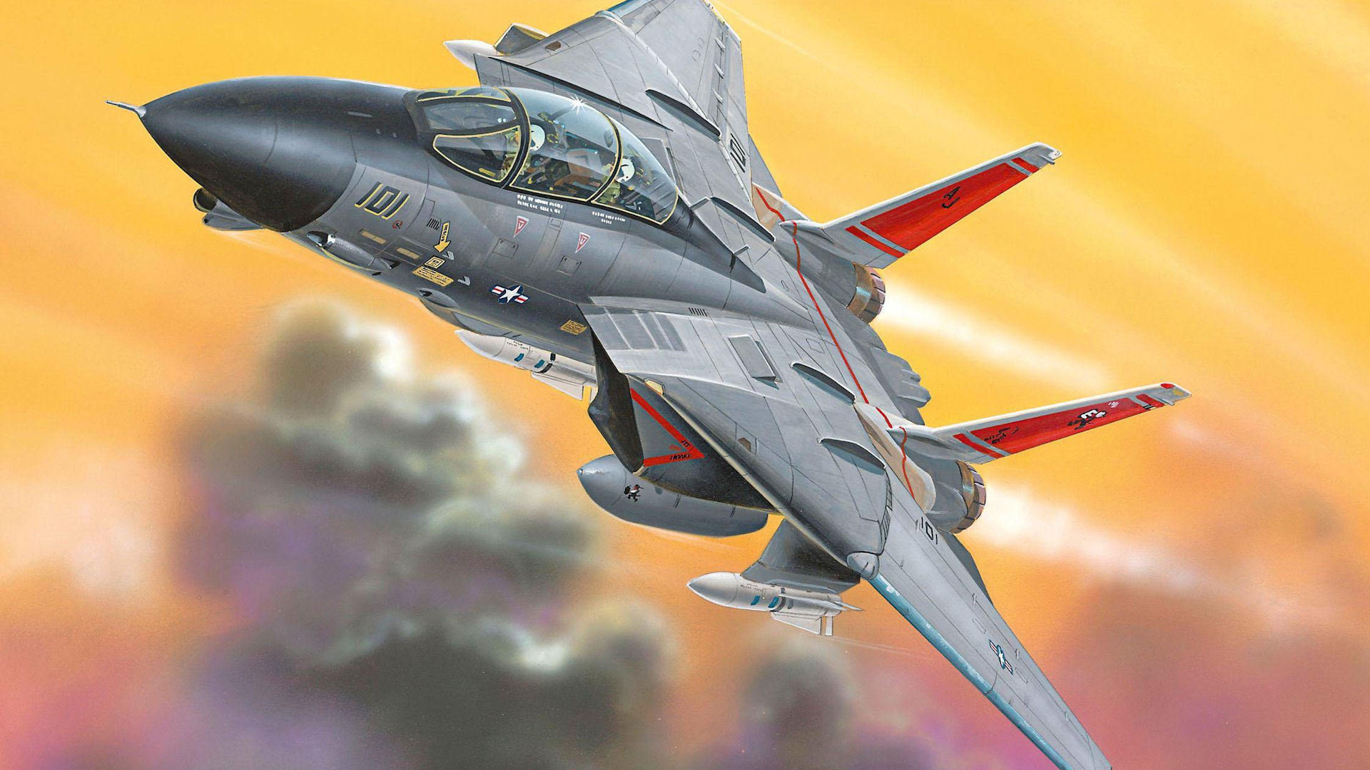 Download hd 1920x1080 Grumman F-14 Tomcat desktop wallpaper ID:365666 for free