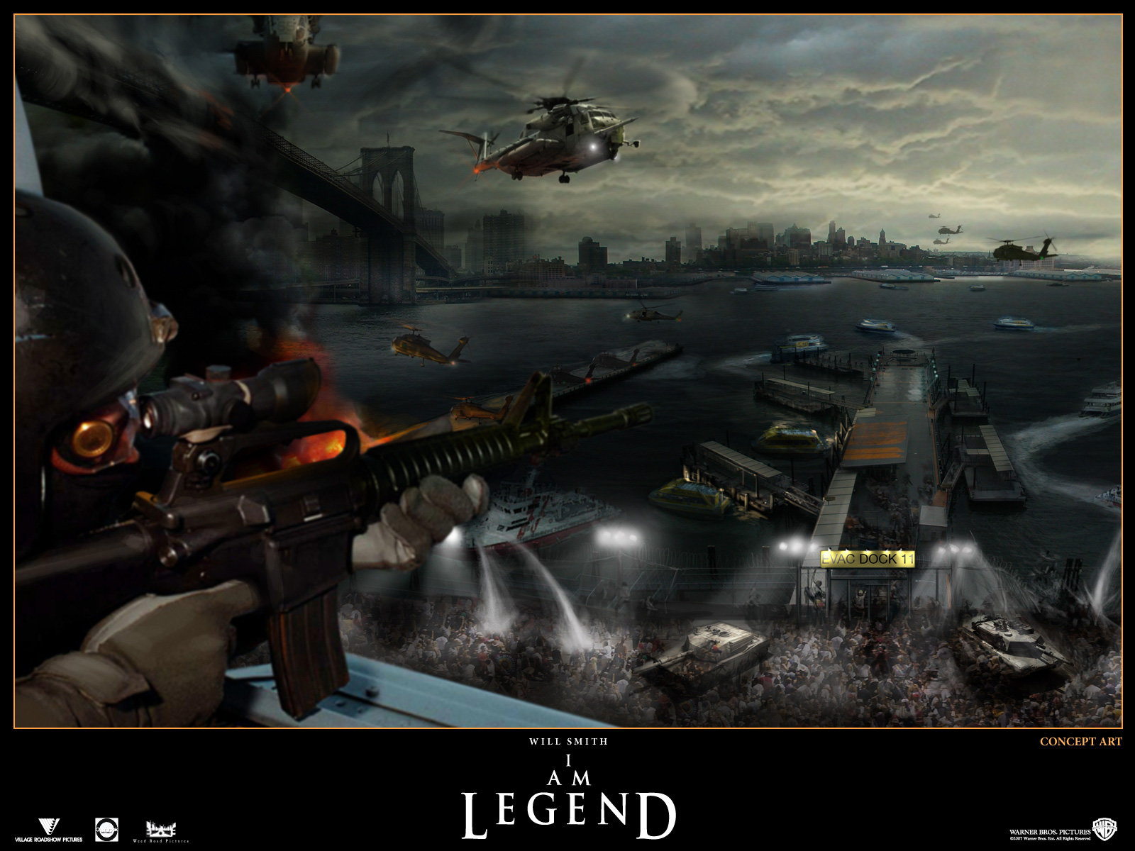 Download hd 1600x1200 I Am Legend PC background ID:321524 for free