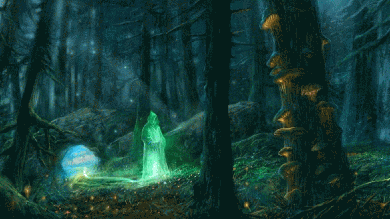 Download laptop Fantasy forest desktop background ID:20362 for free