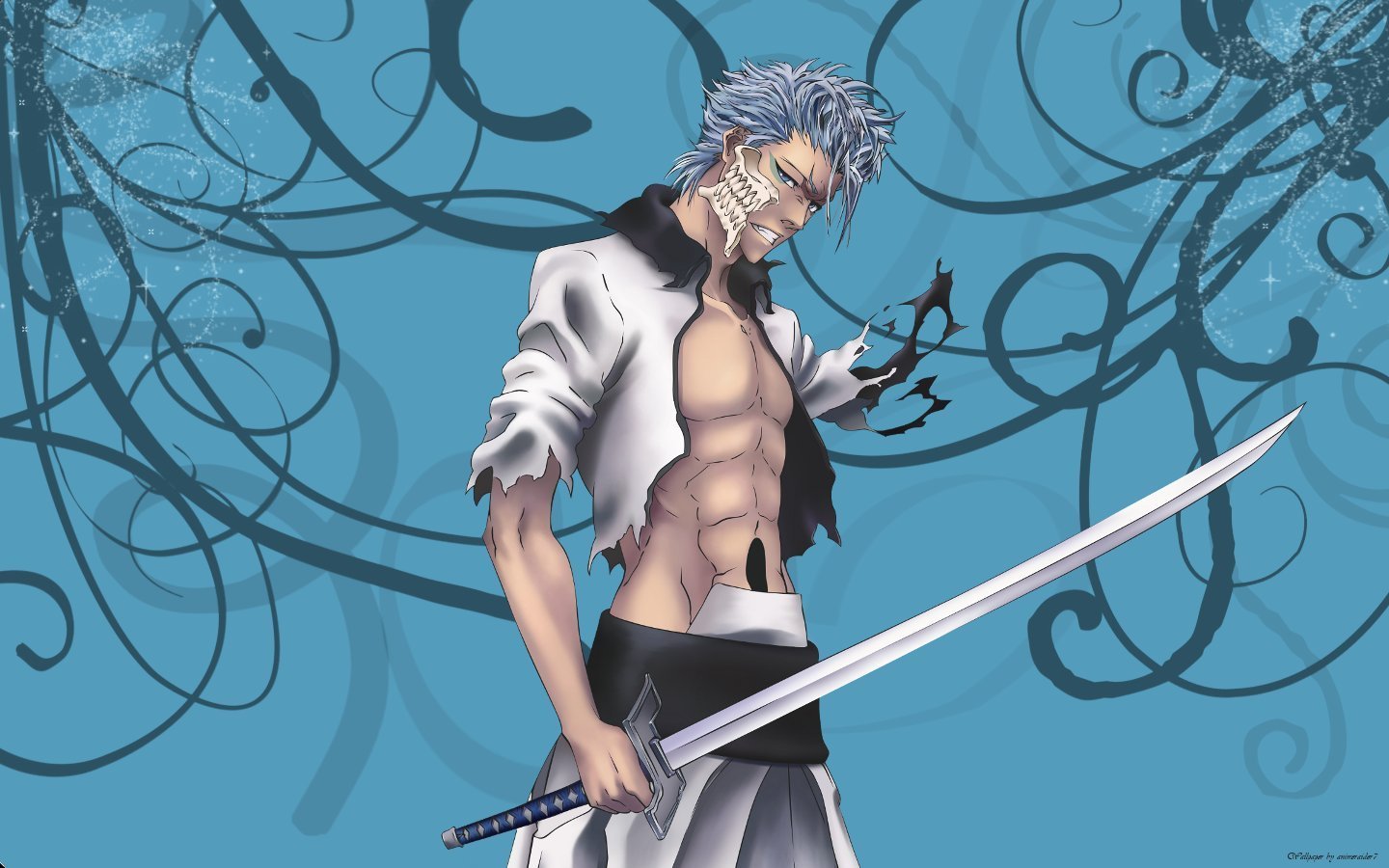 Awesome Grimmjow Jaegerjaquez free background ID:419176 for hd 1440x900 PC