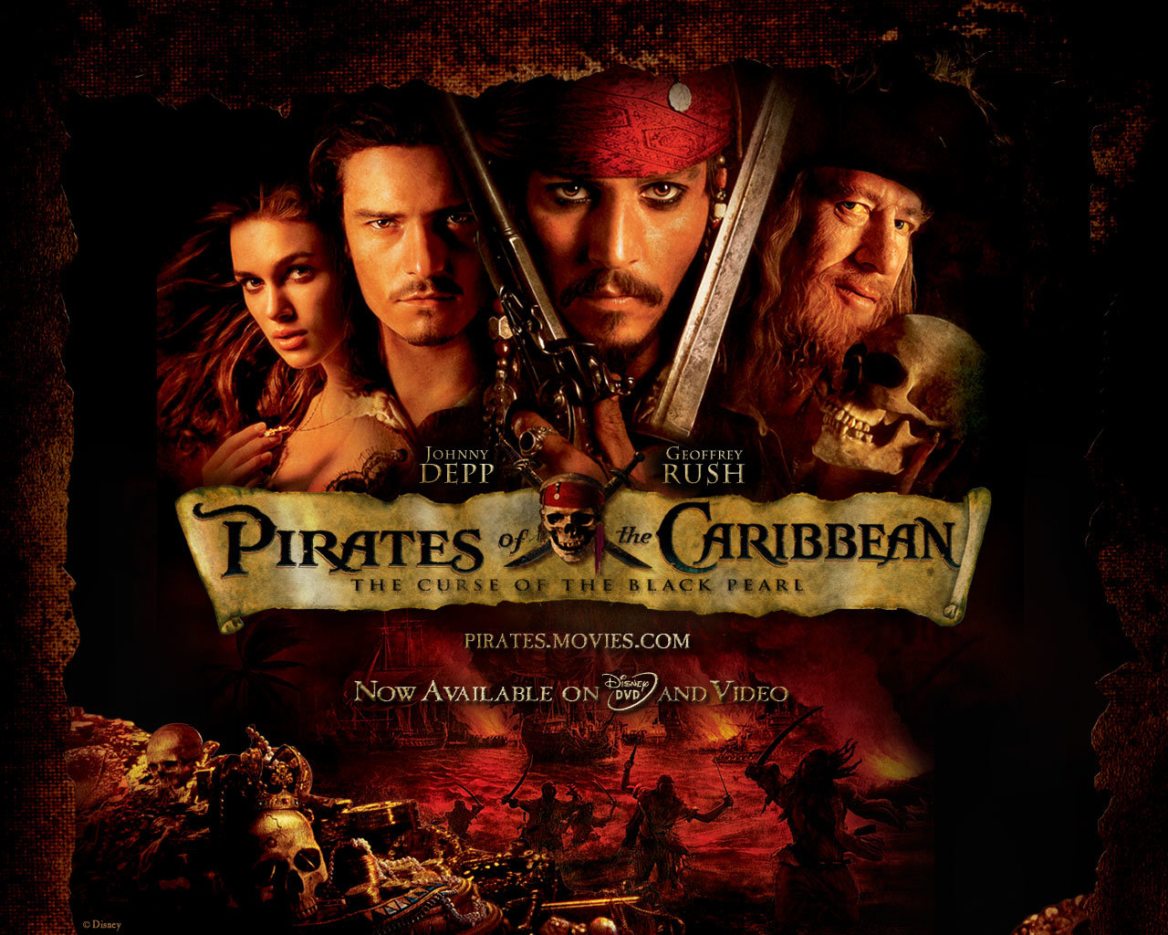 Free download Pirates Of The Caribbean: The Curse Of The Black Pearl background ID:353265 hd 1280x1024 for desktop