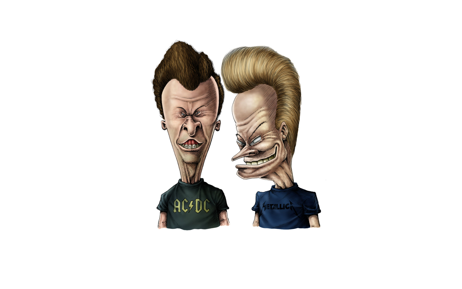 Download hd 1920x1200 Beavis And ButtHead PC background ID:101666 for free