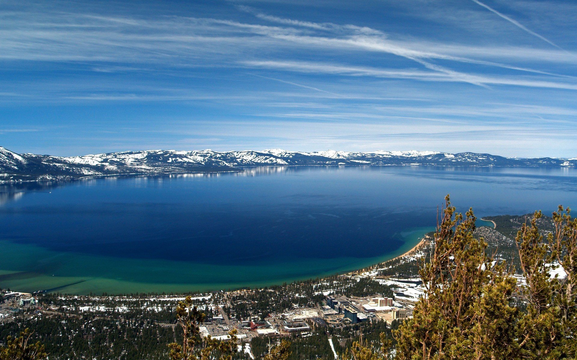 Download hd 1920x1200 Lake Tahoe computer wallpaper ID:203956 for free