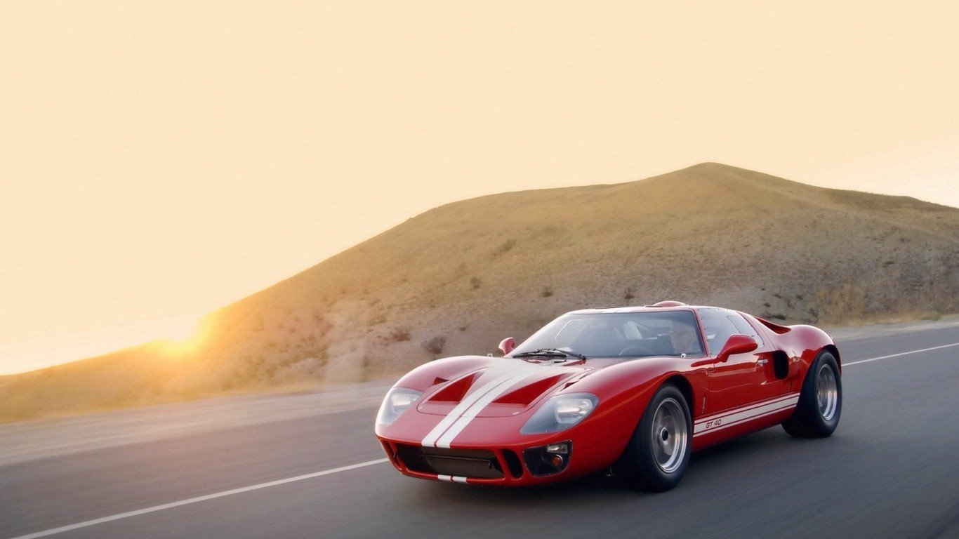 Free Ford GT40 high quality background ID:135256 for 1366x768 laptop desktop