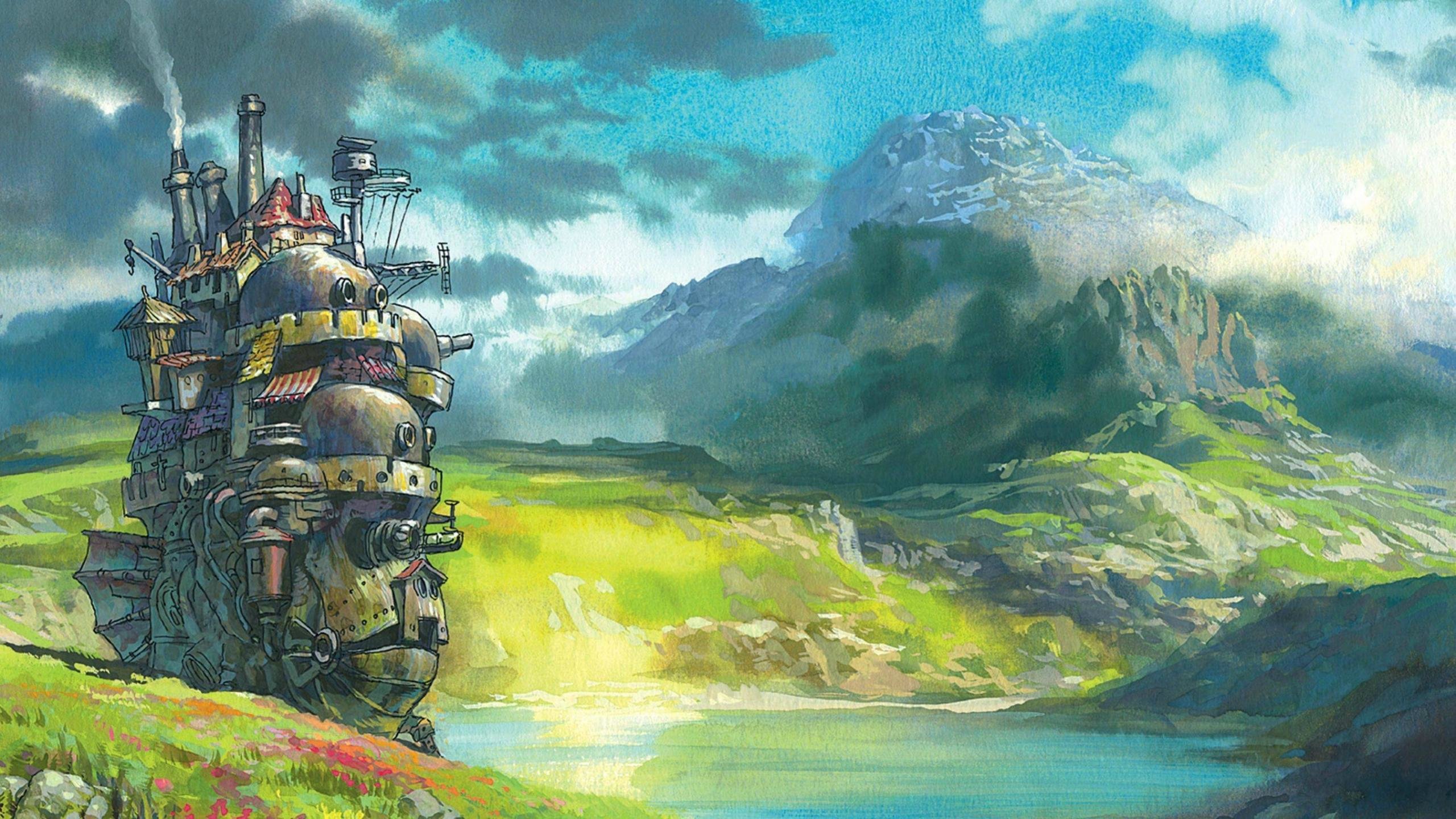 Free download Howl's Moving Castle wallpaper ID:347862 hd 2560x1440 for computer