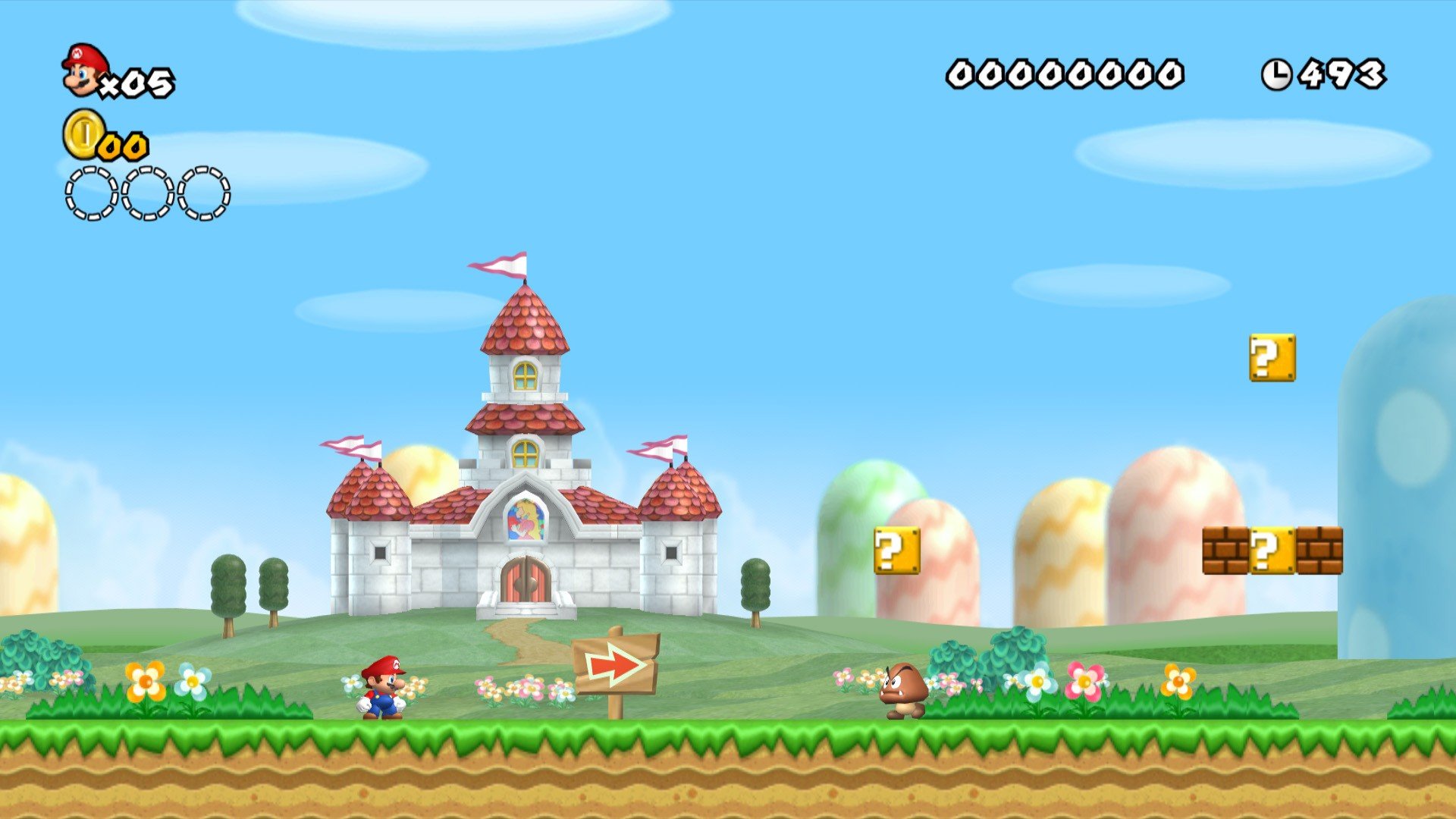 Download full hd 1920x1080 New Super Mario Bros. Wii desktop background ID:113191 for free
