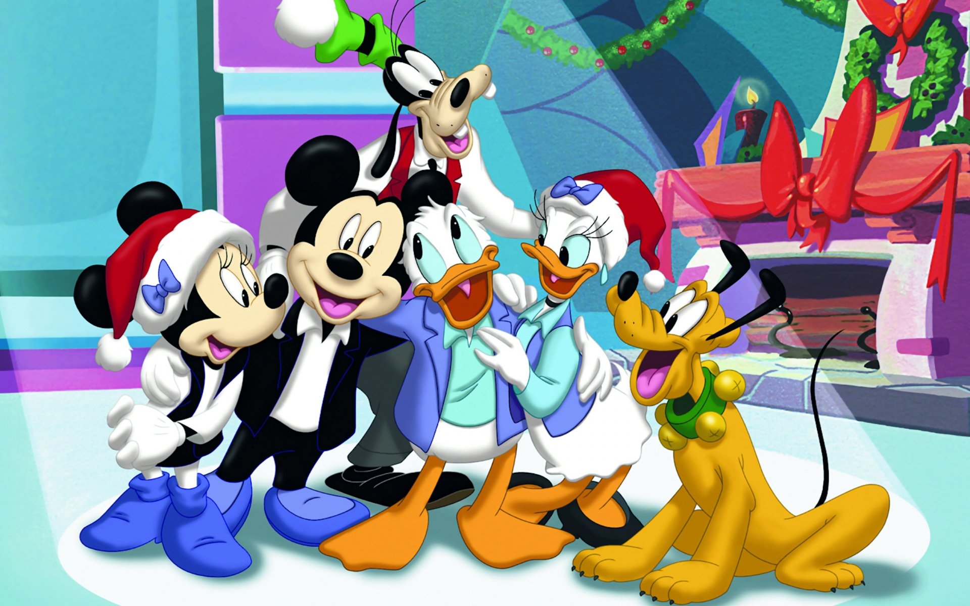 Free Mickey Mouse Christmas high quality background ID:184640 for hd 1920x1200 desktop