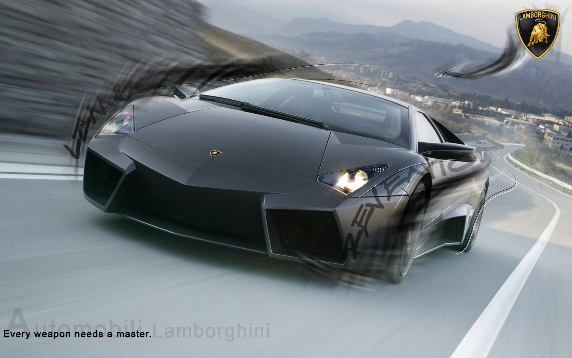 Download hd 1920x1200 Lamborghini Reventon desktop background ID:397401 for free