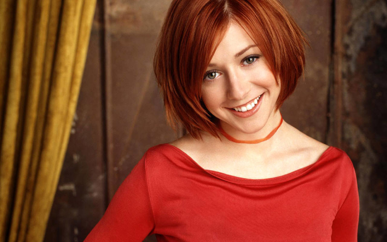 Awesome Alyson Hannigan free wallpaper ID:141282 for hd 1280x800 PC
