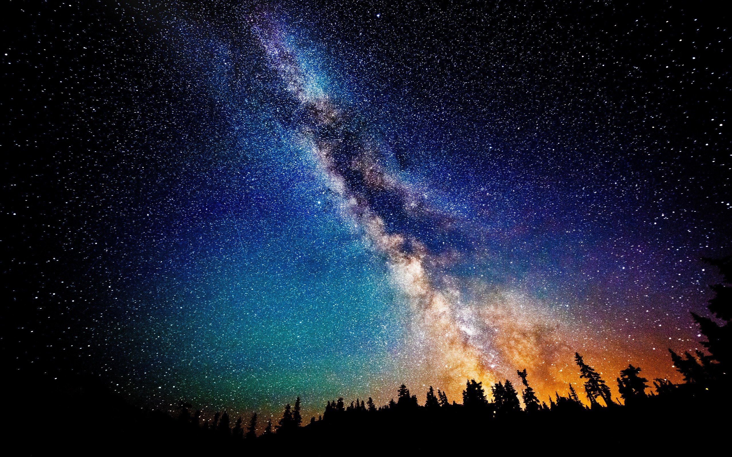 Free download Starry & Night Sky wallpaper ID:19884 hd 2560x1600 for PC