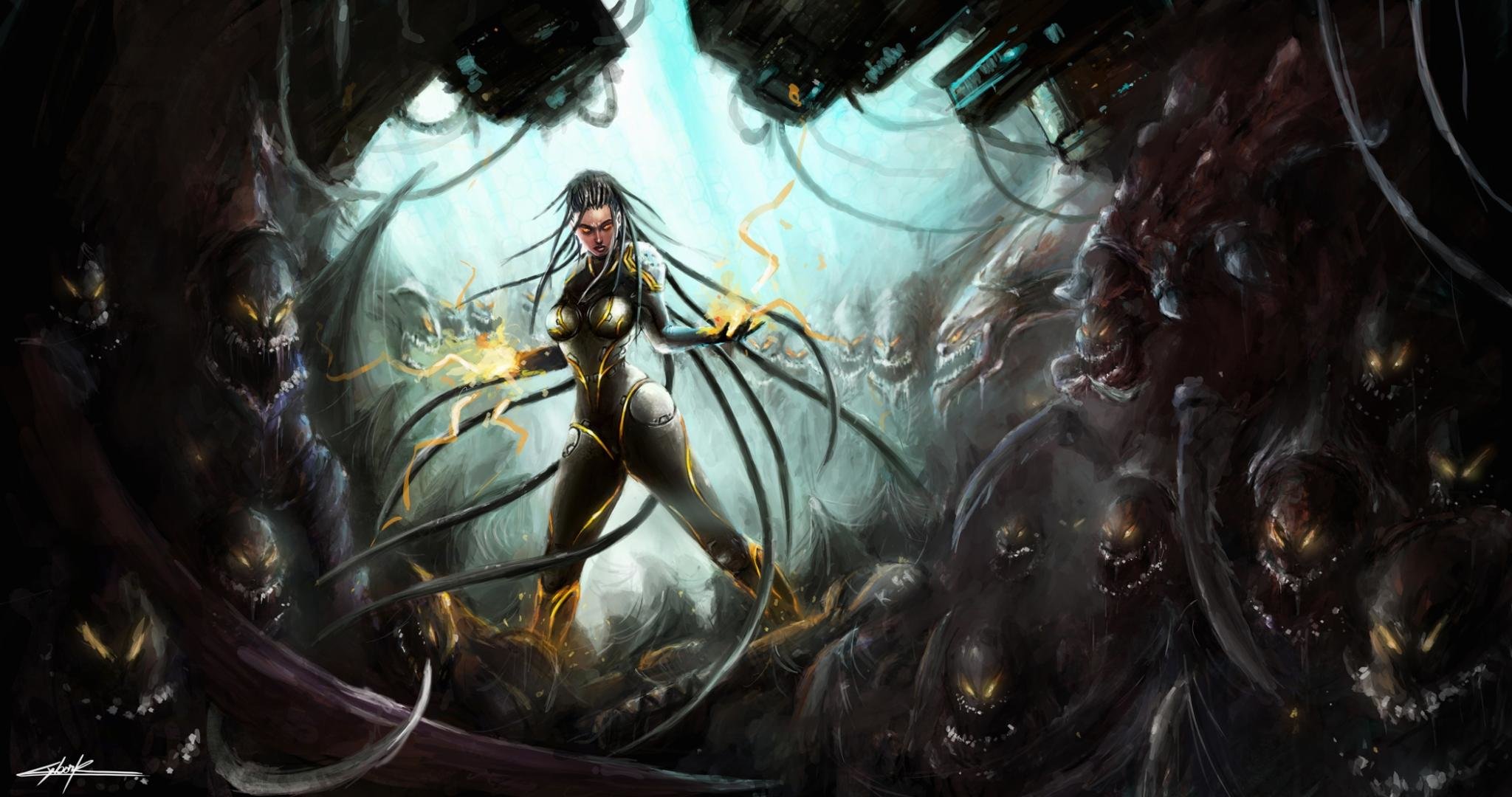 Awesome StarCraft 2: Heart Of The Swarm free wallpaper ID:127375 for hd 2048x1080 PC