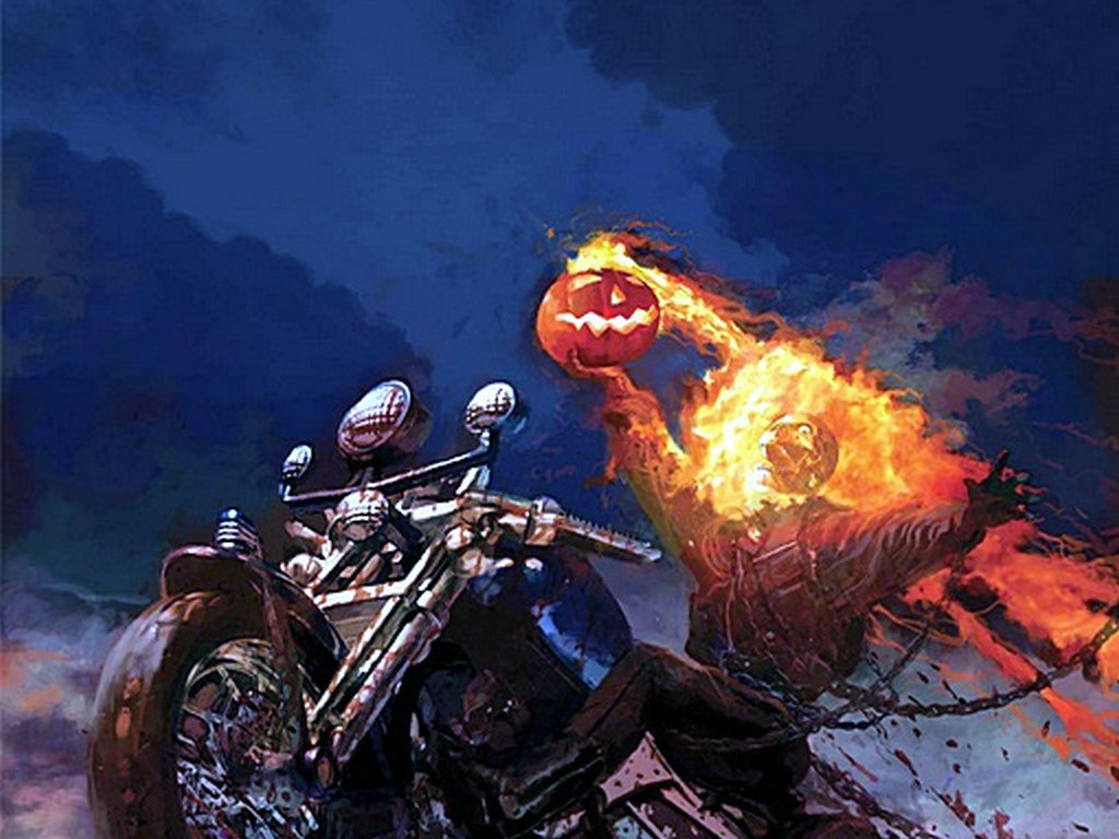 Free download Ghost Rider background ID:29426 hd 1024x768 for computer