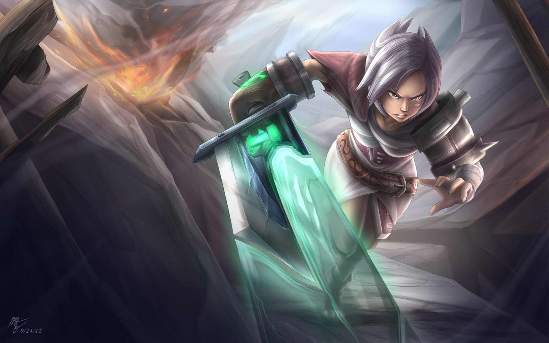 Download hd 1920x1200 Riven (League Of Legends) computer wallpaper ID:172814 for free