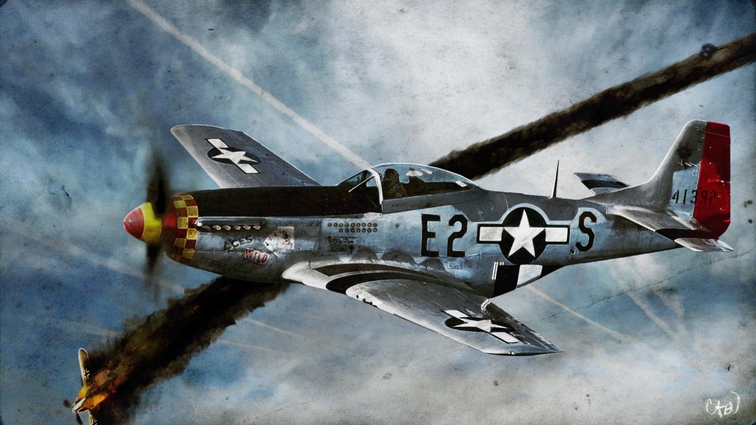 Free North American P-51 Mustang high quality wallpaper ID:53118 for hd 1536x864 PC