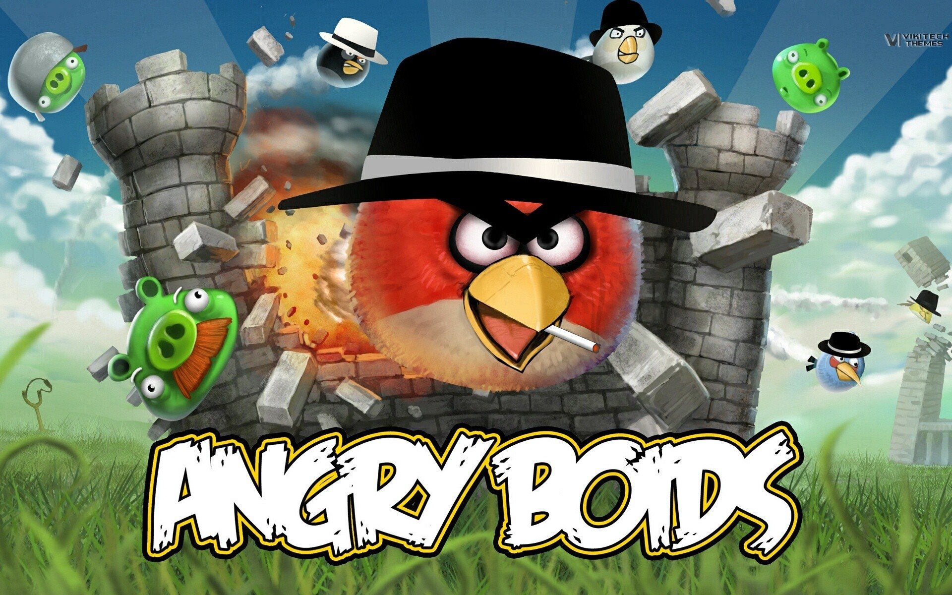 Awesome Angry Birds free background ID:256708 for hd 1920x1200 PC