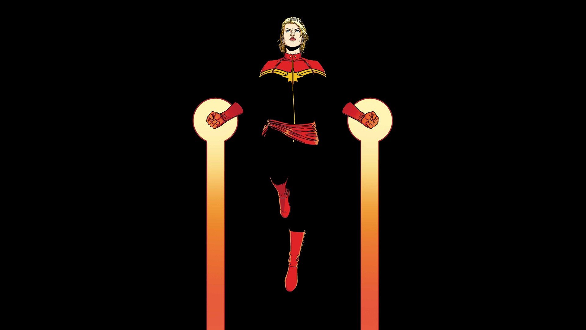 Download hd 1080p Captain Marvel computer wallpaper ID:358150 for free
